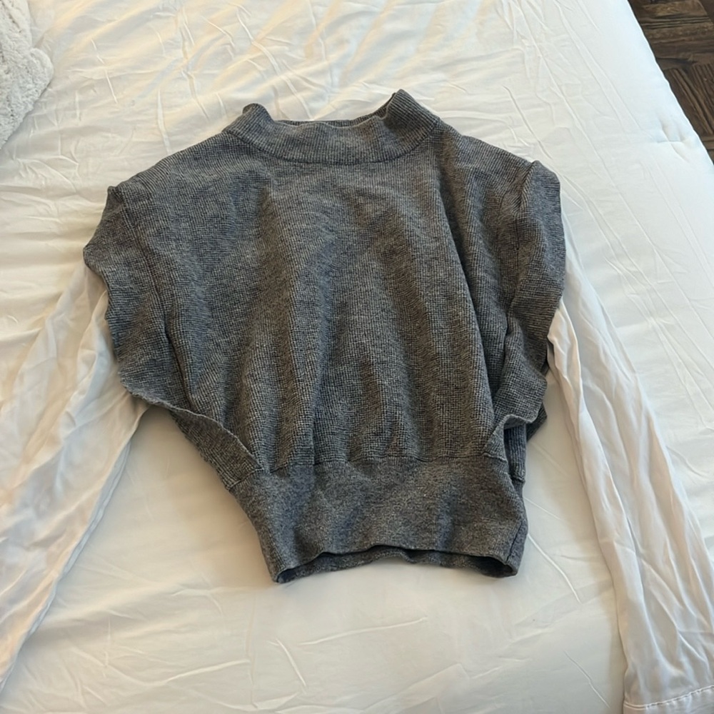 Gray sweater